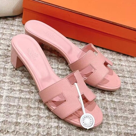 High Brand Inspired Light Pink Sandals – Size 9 - Picture 1 of 5